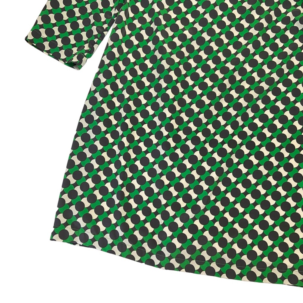 Shift Dress Womens Old Navy Polka Dot Dress Green - Picture 4 of 16